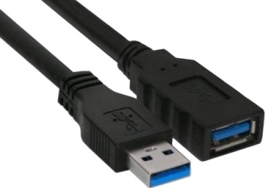 Inline 35630 3 M Usb A Usb B Usb 3.2 Gen 1 3.1 Gen 1 Hankjønn/Hunkjønn Svart