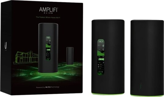 Ubiquiti Amplifi Alien Afi-Aln - Wi-Fi-System - (Ruter, Utvider) - Maske 1Gbe - Wi-Fi 6 - Dobbeltbånd