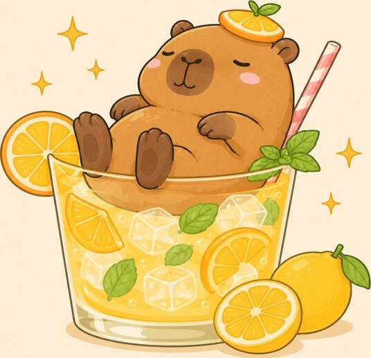 Plakat   Kapybara t limonade