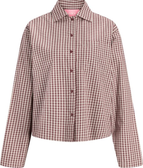 JJXX Jxasta Ls Clean Check Shirt Wvn Sn Brown S