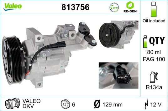 AC kompressor VALEO 813756 AC kompressor VALEO 813756
