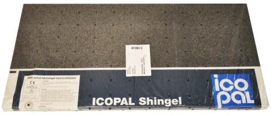 BMI Fot Møneplate Takshingel Skifer Icopal Tredelte Plater 1pk=10lm BMI Fot Møneplate Takshingel Skifer Icopal Tredelte Plater 1pk=10lm