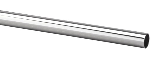 Habo 18352 Klesstangrør forkrommet 25 x 635 mm Garderobeinnredning