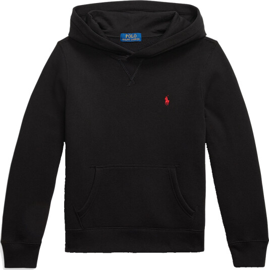 Ralph Lauren Kids Fleece Hoodie Black 117-123 Ralph Lauren Kids Fleece Hoodie Black 117-123