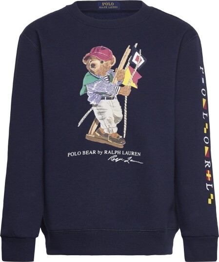 Ralph Lauren Kids Polo Bear Fleece Sweatshirt Navy 109 116