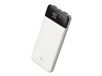 Silicon Power GP28 - Strømbank - 10000 mAh - 2.1 A - 2 utgangskontakter (USB) - på kabel: USB-C - blekgrå