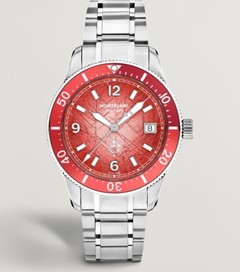 Montblanc Iced Sea Automatic Date 0 Oxygen Limited Red