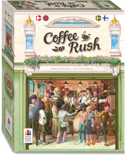 Coffee Rush - Brettspill for 2-4 spillere fra Asmodee Nordics
