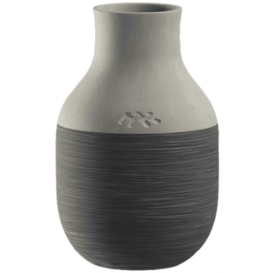 Kähler - Omaggio Circulare vase 12,5 cm antrasittgrå