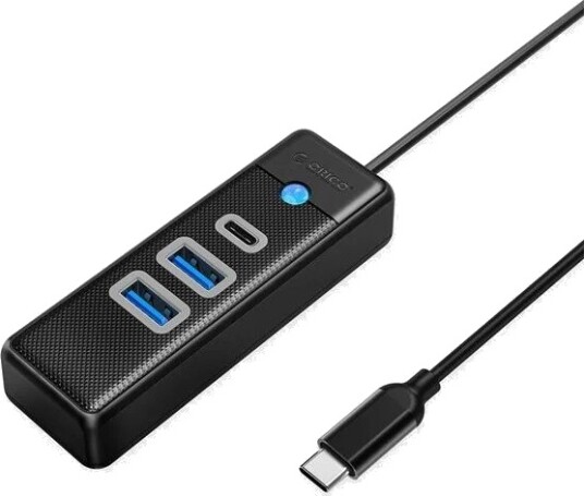 ORICO PWC2U-C3 USB-hub 2x USB-A 3.0 USB-C 3.0 1 m Svart PWC2U-C3-10-BK-EP