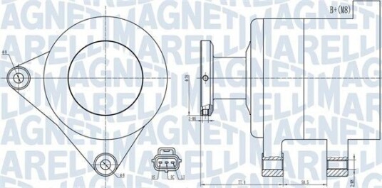 Dynamo MAGNETI MARELLI 063731999010
