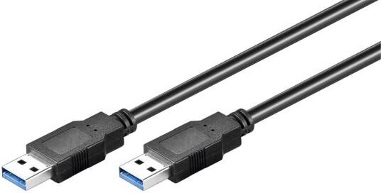 MicroConnect USB 3.2 Gen 1 A-A Kabel 0,5m Svart MicroConnect USB 3.2 Gen 1 A-A Kabel 0,5m Svart