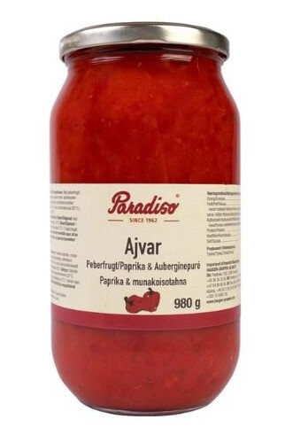 Paradiso Ajvar Peberfrugtpasta 960 G Paradiso Ajvar Peberfrugtpasta 960 G