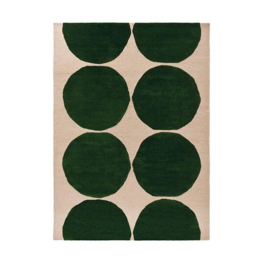 Marimekko Isot Kvitet ullteppe Green 170x240 cm Marimekko Isot Kvitet ullteppe Green 170x240 cm