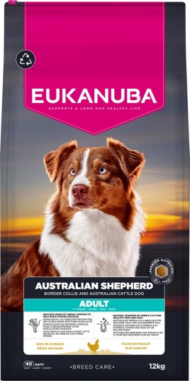 Eukanuba tørrfôr Breed Specific Australian Shepherd Tørrfôr 2x12 kg