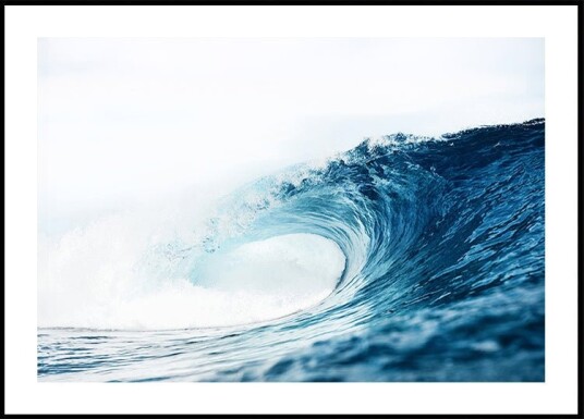 Blue Wave Plakat Plakat / 21x30cm