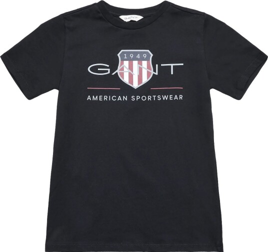 Gant Kids Archive Shield Ss T Shirt Black 122