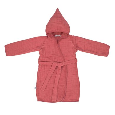 LÄSSIG Badekåpe muslin palisander