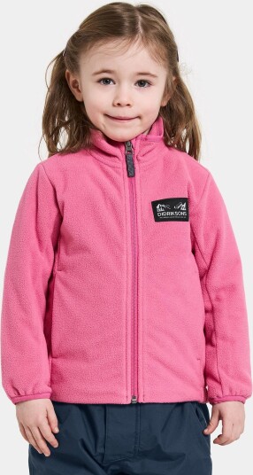 Didriksons Muskot Vindfleecejakke Sweet Pink 110 Didriksons Muskot Vindfleecejakke Sweet Pink 110