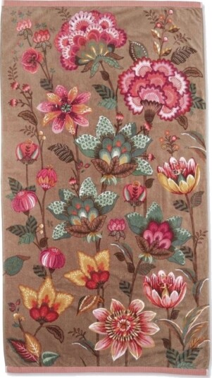 Pip Studio Pip Sunny Side Up Beachtwl Khaki 100X180 Pip Studio Pip Sunny Side Up Beachtwl Khaki 100X180