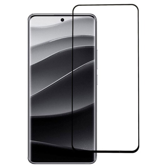 Oba Style 3D Heldekkende Herdet Glass Skjermbeskytter til Xiaomi Redmi Note 14 Pro Plus – Svart