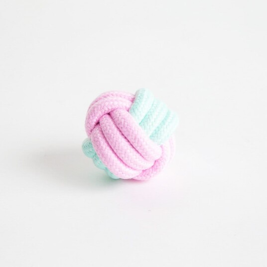 Tauball 5.5Cm Fin Til Små/Medium Hunder Rosa