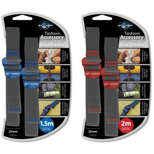 Sea To Summit Tiedown Hook Strap 10mm Yellow 1 M