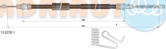 Tautrekk, håndbremse ADRIAUTO 13.0228.1