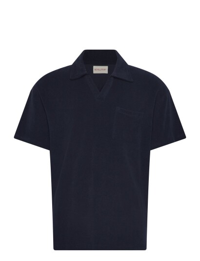 Revolution Terry Polo Shirt Navy XL Revolution Terry Polo Shirt Navy XL