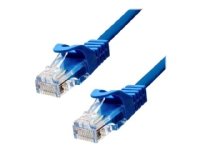 ProXtend - Koblingskabel - RJ-45 (hann) til RJ-45 (hann) - 1.5 m - 5.4 mm - UTP - CAT 5e - IEEE 802.3at - formstøpt, uten hindringer, flertrådet - blå