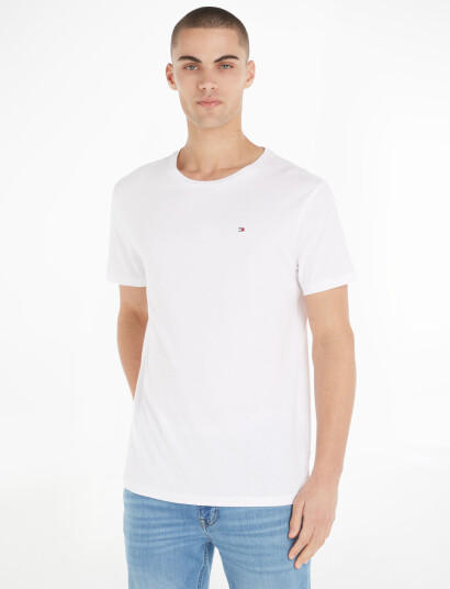 Tommy Hilfiger Cn Tee Ss - White - XL Tommy Hilfiger Cn Tee Ss - White - XL