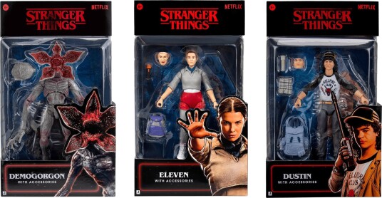 Stranger Things Samlefigurer Upside Down, Blandet Stranger Things Samlefigurer Upside Down, Blandet