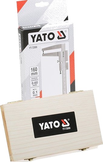 Skyvelære, bremseskivetykkelse YATO YT-72090