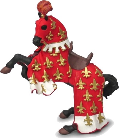 Papo Rød Prins Philip Hest H: 8 cm Papo OneSize Lekedyr