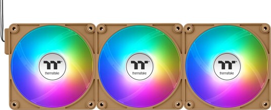 Thermaltake CT120 EX ARGB PC-Vifte 120mm Lys Brun 3-Pakning
