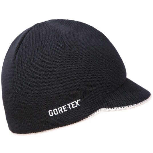 Kama Strikkelue med Gore-Tex, m. Brem, Black L