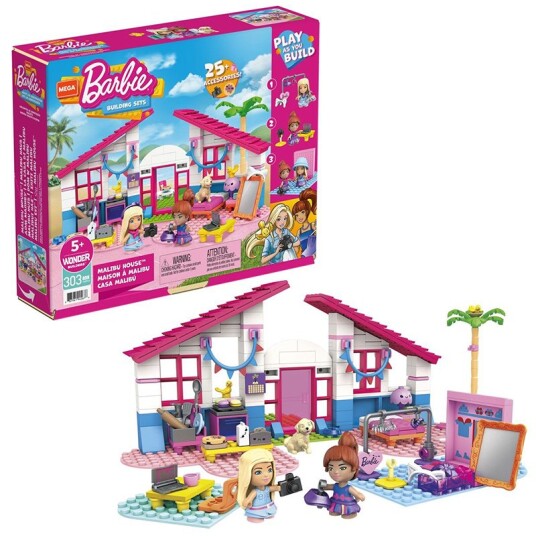 Mega Bloks Byggesett Barbie Malibu Hus