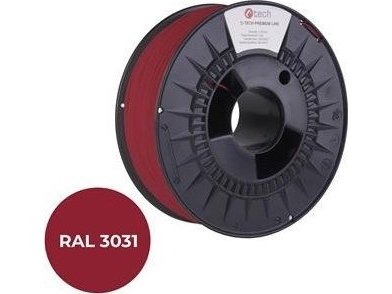 Filament 3D C-Tech Premium Line Abs Ral3031 1,75Mm 1Kg, Orient Red Filament 3D C-Tech Premium Line Abs Ral3031 1,75Mm 1Kg, Orient Red
