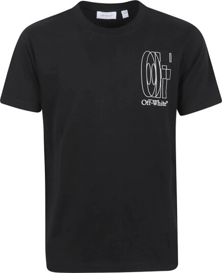 Off White Herre Topper Svart L,