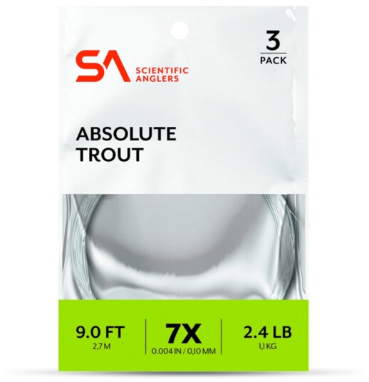 Scientific Anglers SA Absolute Trout Leader 3 Pack
