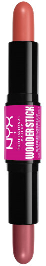 NYX Professional Makeup Wonder Stick Dual-Ended Cream Blush Stick 02 Honey Orange + Rose NYX Professional Makeup Wonder Stick Dual-Ended Cream Blush Stick 02 Honey Orange + Rose