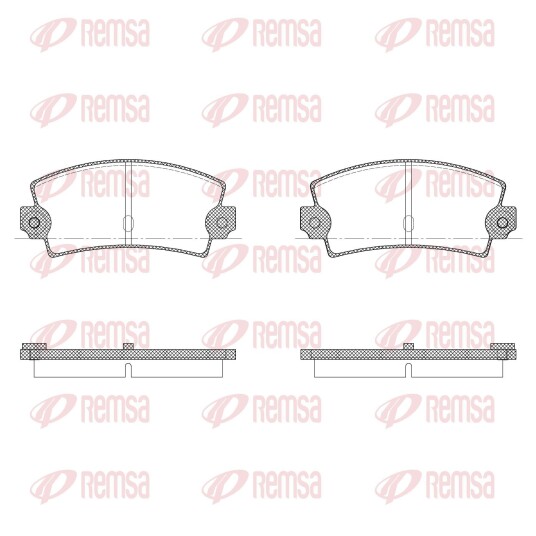 Bremseklosser REMSA 0021.36
