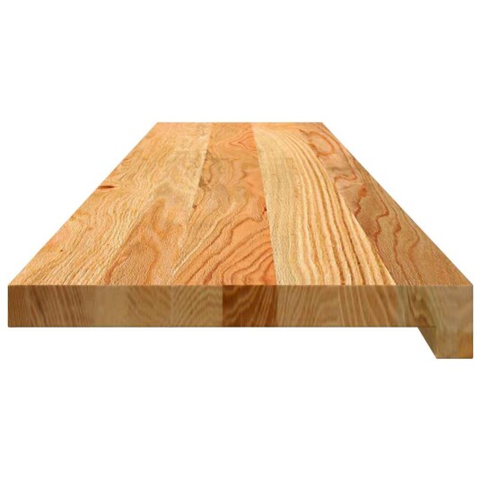2 Stk Lysebrun 120x25x2cm Heltre Eik 2 Stk Lysebrun 120x25x2cm Heltre Eik