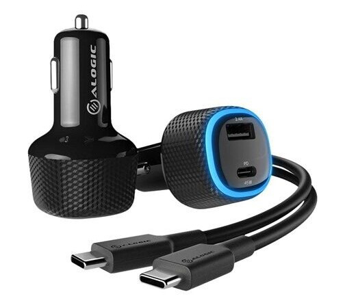ALOGIC Rapid 2 Port USB-A + USB-C Car Charger 12W + 45W ALOGIC Rapid 2 Port USB-A + USB-C Car Charger 12W + 45W