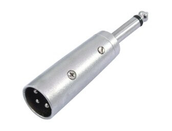 Omnitronic 30226450 3 Pin Xlr 6,3 Mm Sølv