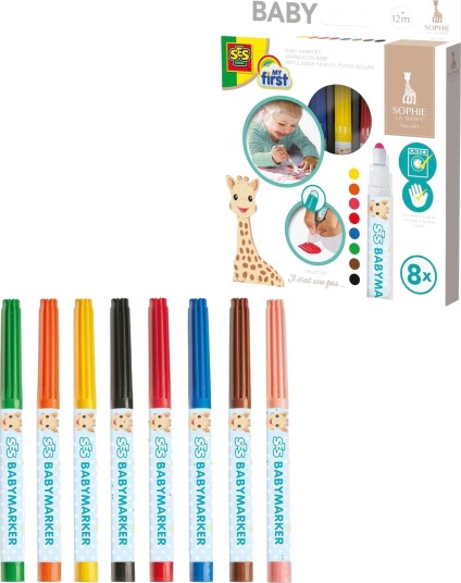 SES My First Sophie la Girafe Baby Markers SES My First Sophie la Girafe Baby Markers