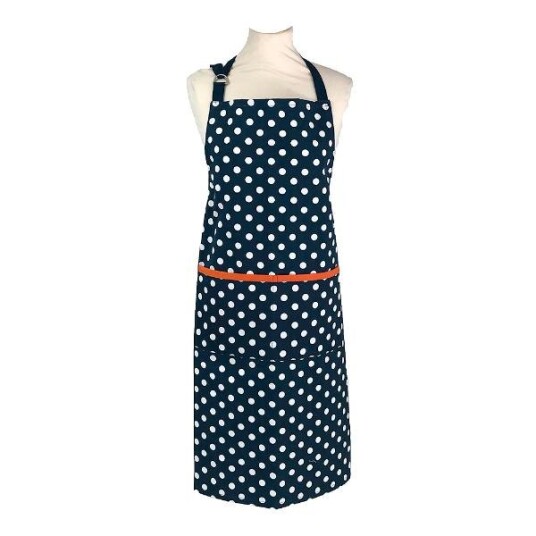 Dexam - Polka forkle voksen indigo