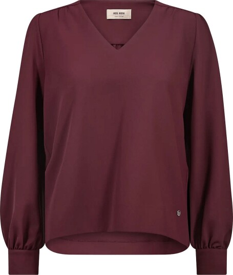 MOS MOSH Mmkylie Miley Blouse Burgundy 42