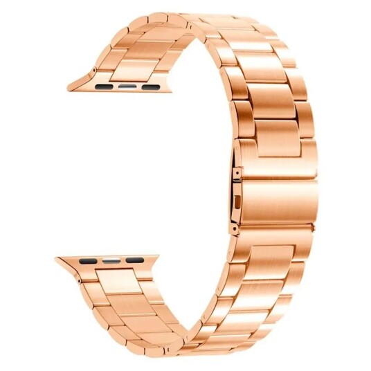 Lippa Apple Watch (38/40/SE/41mm) Rem i Rustfritt Stål - Rose Gold Lippa Apple Watch (38/40/SE/41mm) Rem i Rustfritt Stål - Rose Gold
