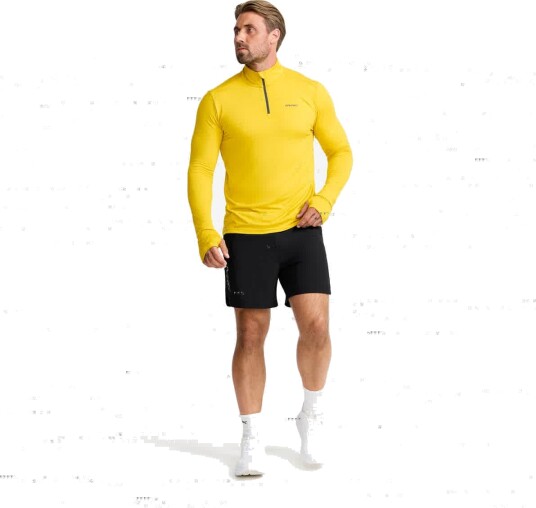 Revolutionrace Herre Overdeler Langermede skjorter Impulse Half zip Top Herre Surf the Web 4XL